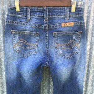 Cowgirl Tuff Co. Distressed Bootcut Jeans